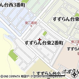 三重県名張市すずらん台東２番町73周辺の地図
