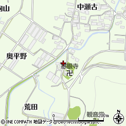 愛知県田原市石神町西上ノ山2周辺の地図
