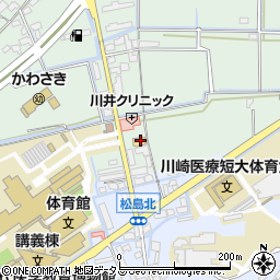 岡山県倉敷市二子136周辺の地図