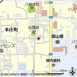 奈良県大和郡山市本庄町292周辺の地図