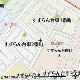 三重県名張市すずらん台東２番町58周辺の地図