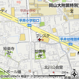 ソフトバンク平井周辺の地図
