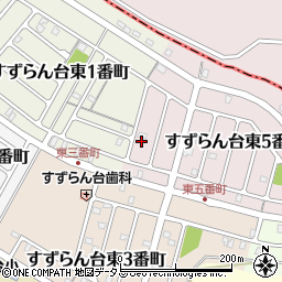 三重県名張市すずらん台東５番町4周辺の地図