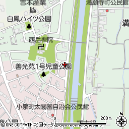 奈良県大和郡山市満願寺町814-29周辺の地図