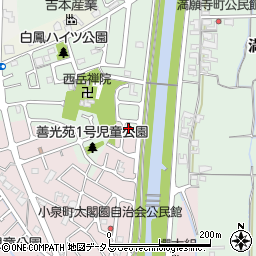 奈良県大和郡山市満願寺町814-31周辺の地図