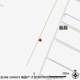 愛知県田原市小中山町藤原周辺の地図