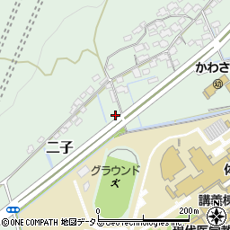 岡山県倉敷市二子233周辺の地図