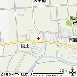 愛知県田原市村松町天王原周辺の地図