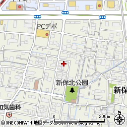 岡山県岡山市南区新保1323-1周辺の地図