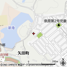 奈良県大和郡山市矢田町6119-8周辺の地図