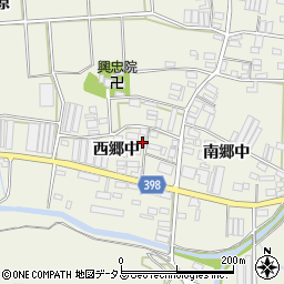 愛知県田原市村松町西郷中66周辺の地図