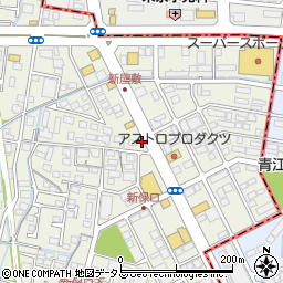 岡山県岡山市南区新保1192-8周辺の地図