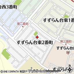 三重県名張市すずらん台東２番町95周辺の地図
