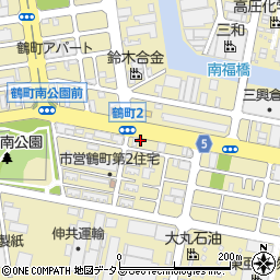 宇城タイヤサービス周辺の地図