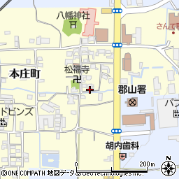 奈良県大和郡山市本庄町165周辺の地図