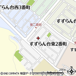 三重県名張市すずらん台東２番町34周辺の地図