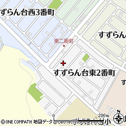 三重県名張市すずらん台東２番町18周辺の地図
