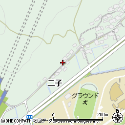 岡山県倉敷市二子651周辺の地図