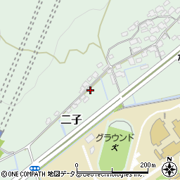 岡山県倉敷市二子242周辺の地図