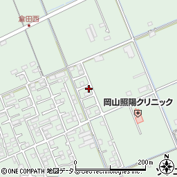 岡山県岡山市中区倉田238周辺の地図