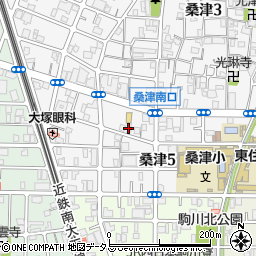 リハビリデイサービスｎａｇｏｍｉ桑津店周辺の地図