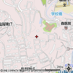 兵庫県神戸市垂水区塩屋町周辺の地図