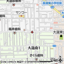 大蓮米穀大蓮ゴング米酒店周辺の地図