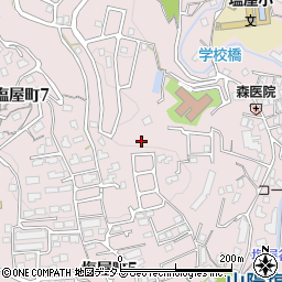 兵庫県神戸市垂水区塩屋町周辺の地図