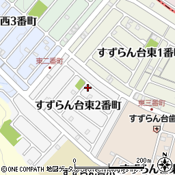 三重県名張市すずらん台東２番町78周辺の地図
