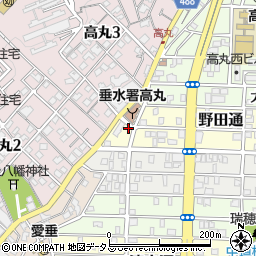 アルファ調剤薬局野田通店周辺の地図