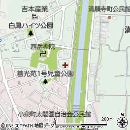 奈良県大和郡山市満願寺町814-26周辺の地図