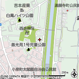 奈良県大和郡山市満願寺町814-27周辺の地図