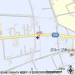 岡山県岡山市東区金田791周辺の地図