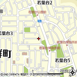 奈良県生駒郡平群町若葉台周辺の地図