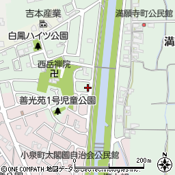 奈良県大和郡山市満願寺町814-24周辺の地図