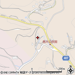 岡山県井原市美星町黒木856周辺の地図