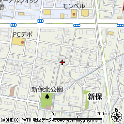 岡山県岡山市南区新保1609-9周辺の地図