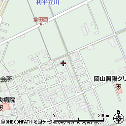 岡山県岡山市中区倉田657周辺の地図
