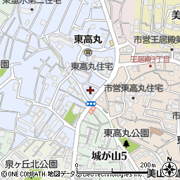 神戸市営東高丸住宅周辺の地図