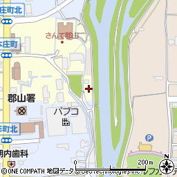 奈良県大和郡山市本庄町329-1周辺の地図