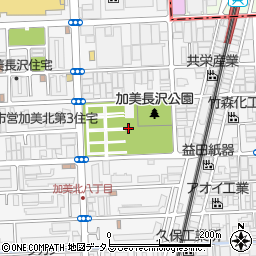 大阪府大阪市平野区加美北8丁目3周辺の地図
