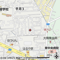 岡山県岡山市中区平井3丁目1027-40周辺の地図
