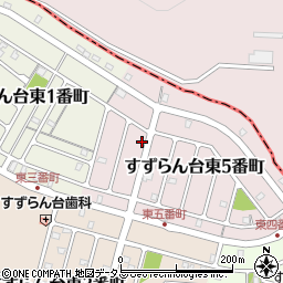 三重県名張市すずらん台東５番町38周辺の地図