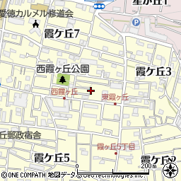 日本キリスト改革長老霞ケ丘教会周辺の地図