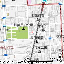大阪府大阪市平野区加美北8丁目4周辺の地図