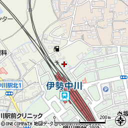 近畿日本鉄道株式会社　中川保線区周辺の地図
