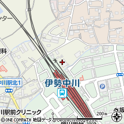 近畿日本鉄道株式会社　中川保線区周辺の地図