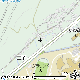 岡山県倉敷市二子234周辺の地図