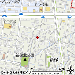岡山県岡山市南区新保1609-6周辺の地図