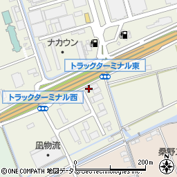 岡南運輸株式会社　本社周辺の地図